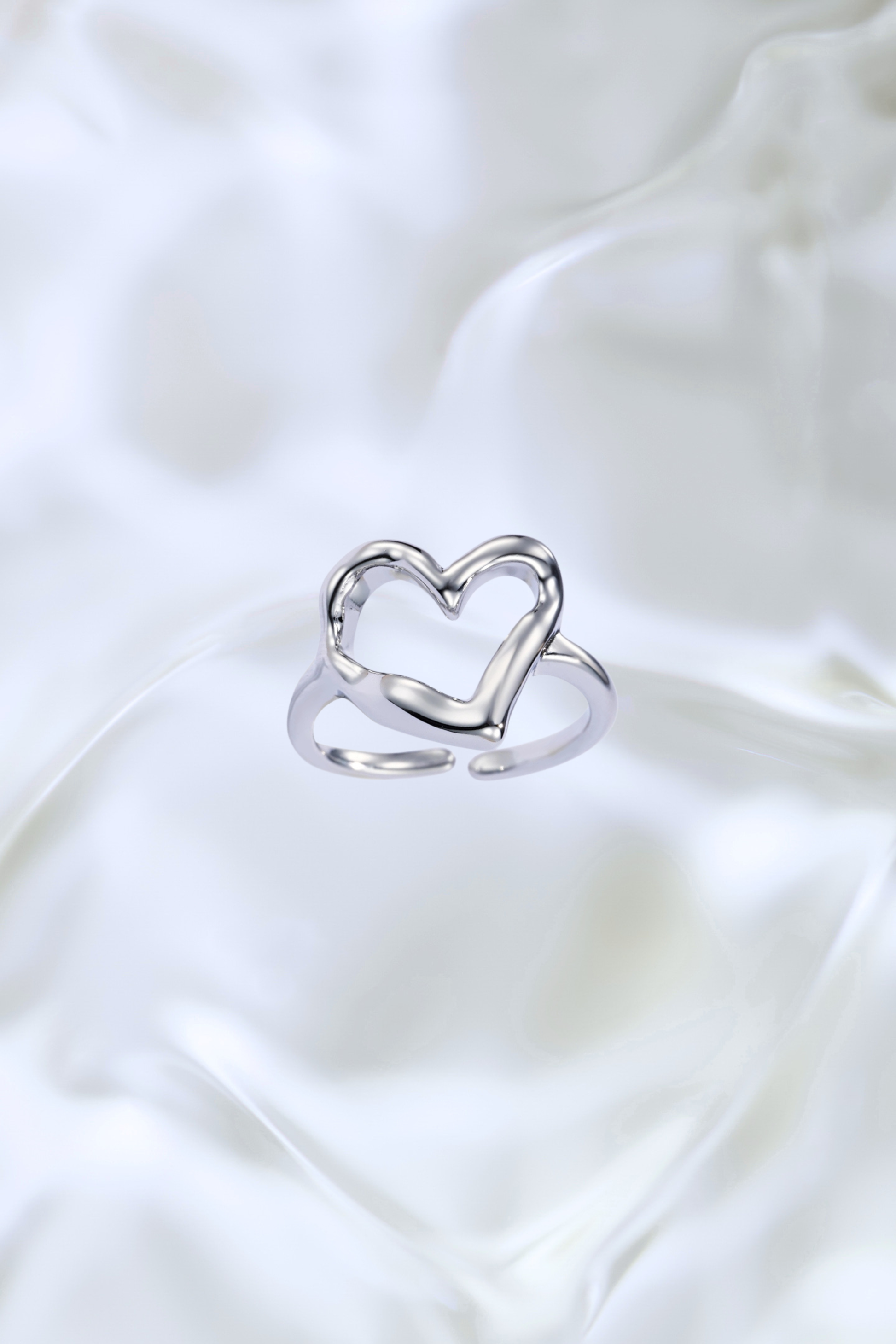 Anello Cuore Celestiale