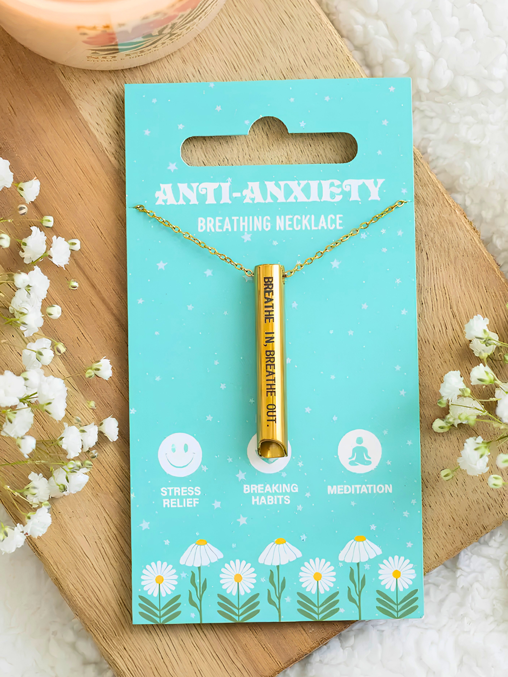 Collana Anti-Ansia - Respira, sei qui