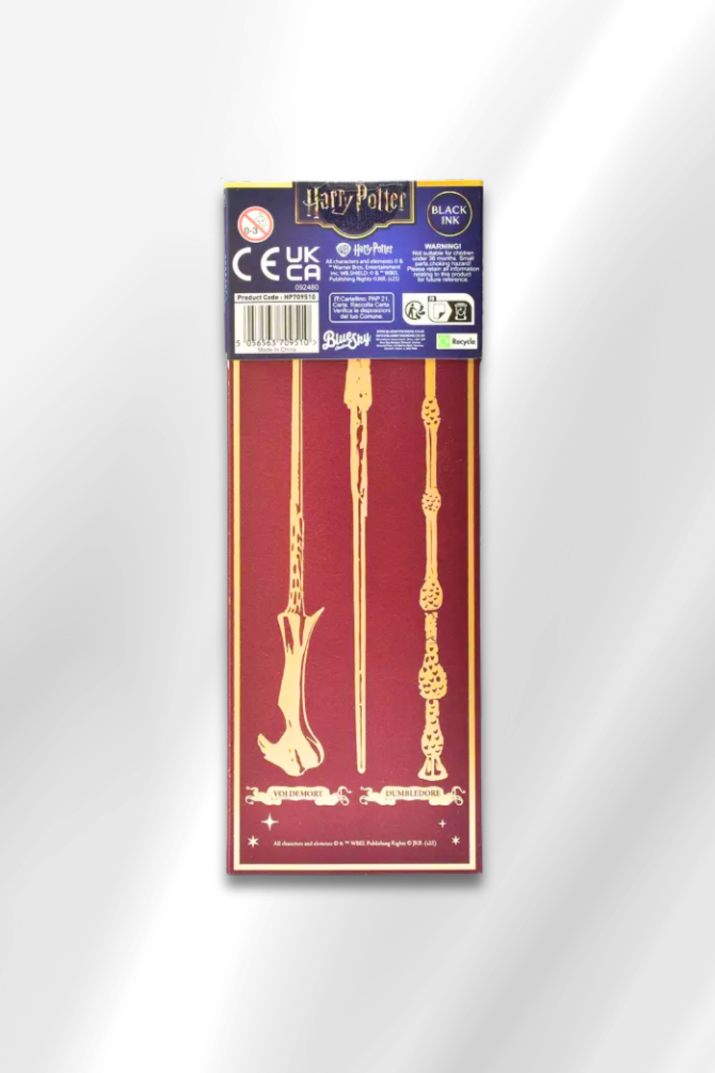 Set da 3 Penne a Forma di Bacchette Magiche di Harry Potter