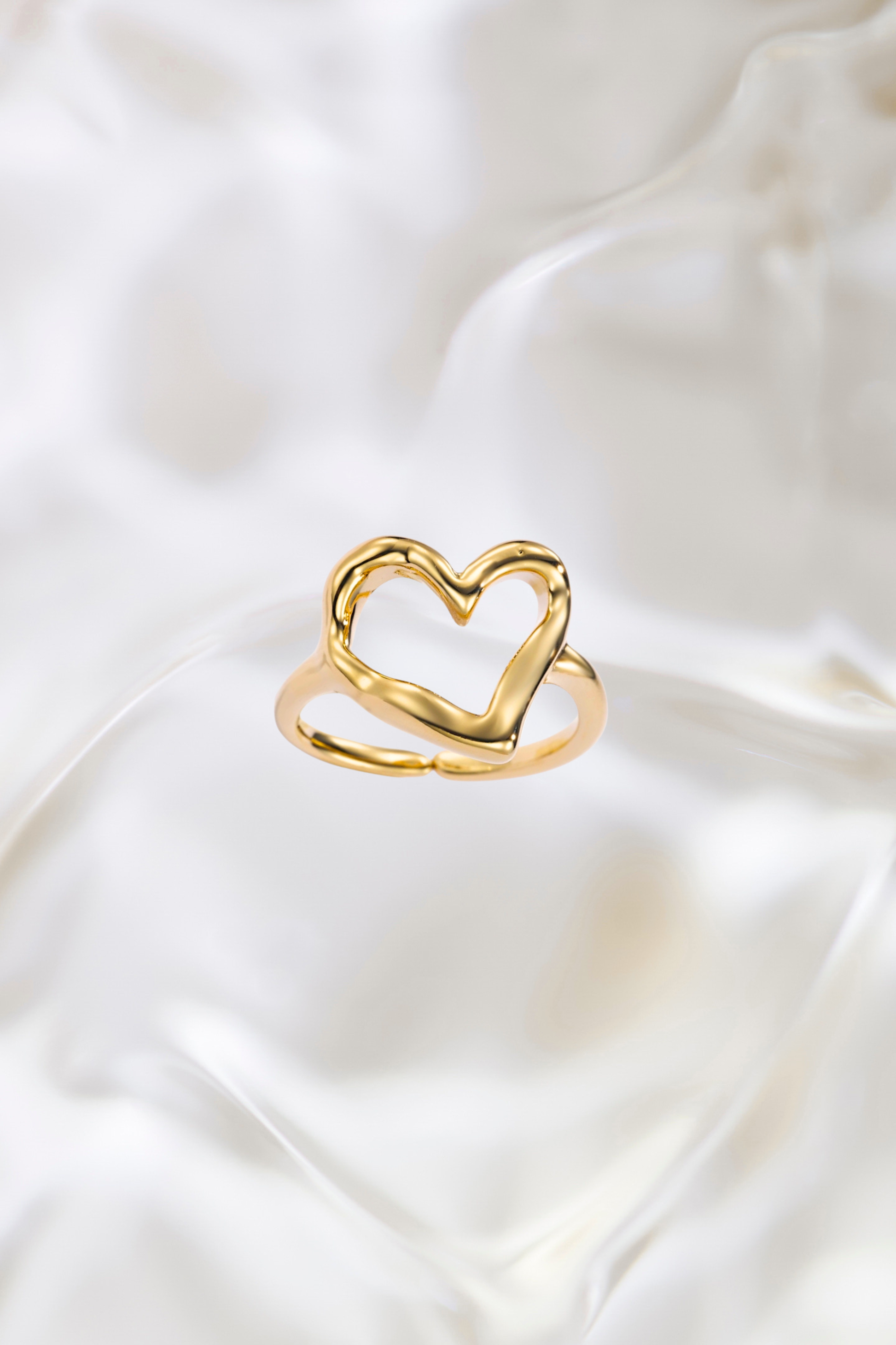 Anello Cuore Celestiale