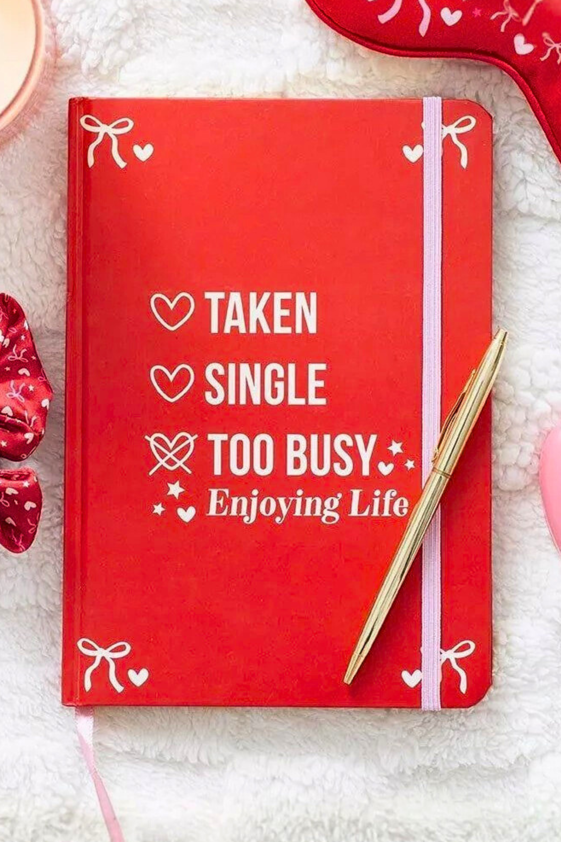 Quaderno "Single? Taken? Too Busy Enjoying Life"