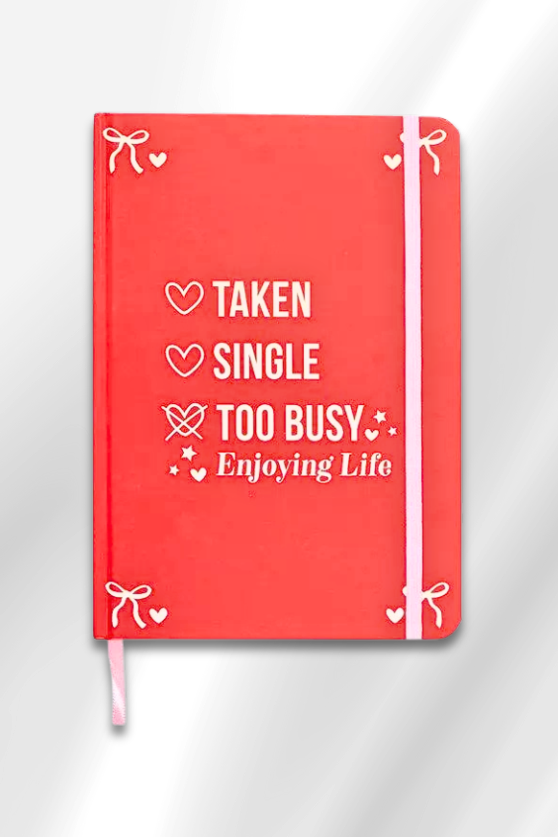 Quaderno "Single? Taken? Too Busy Enjoying Life"