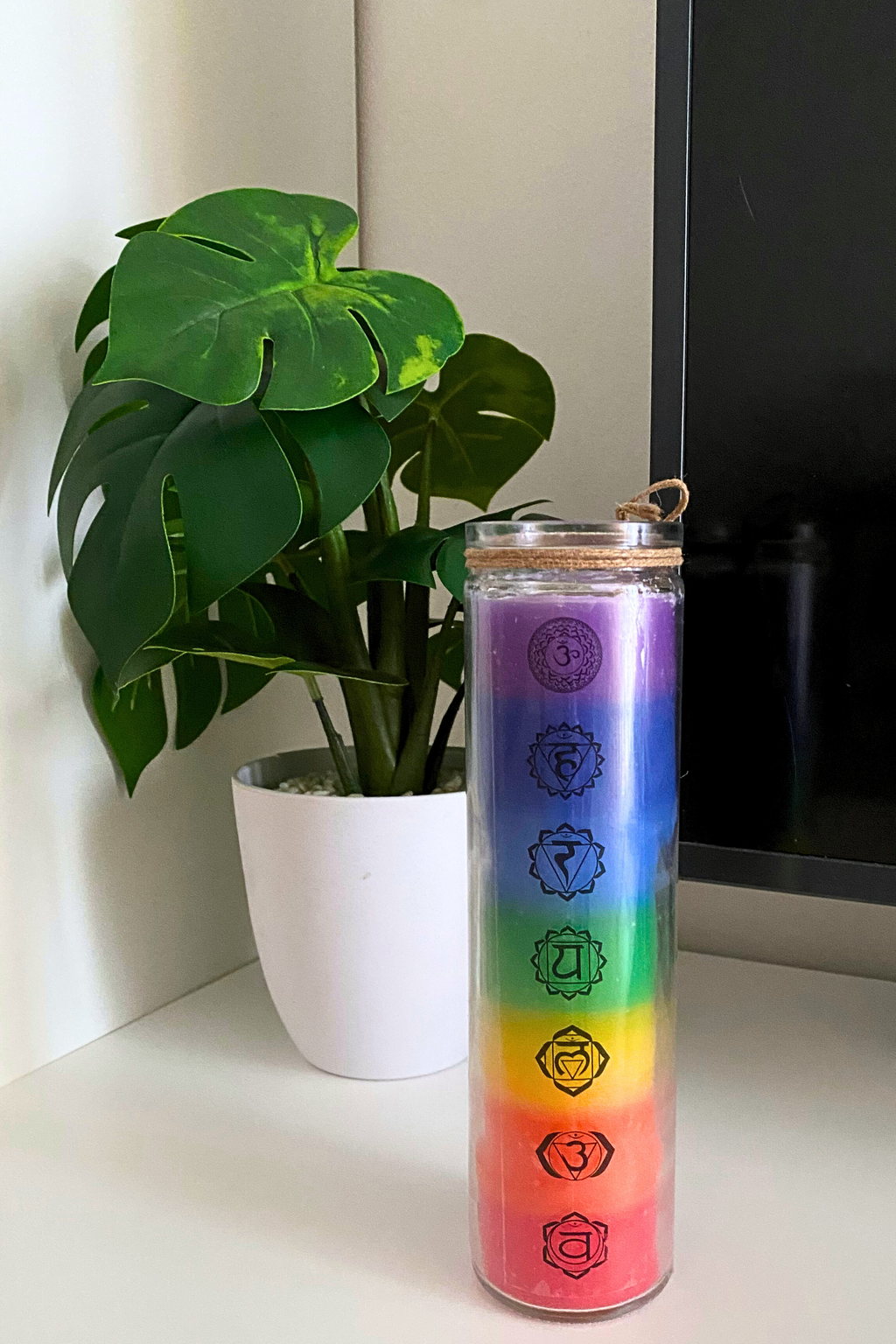Candela dei 7 Chakra