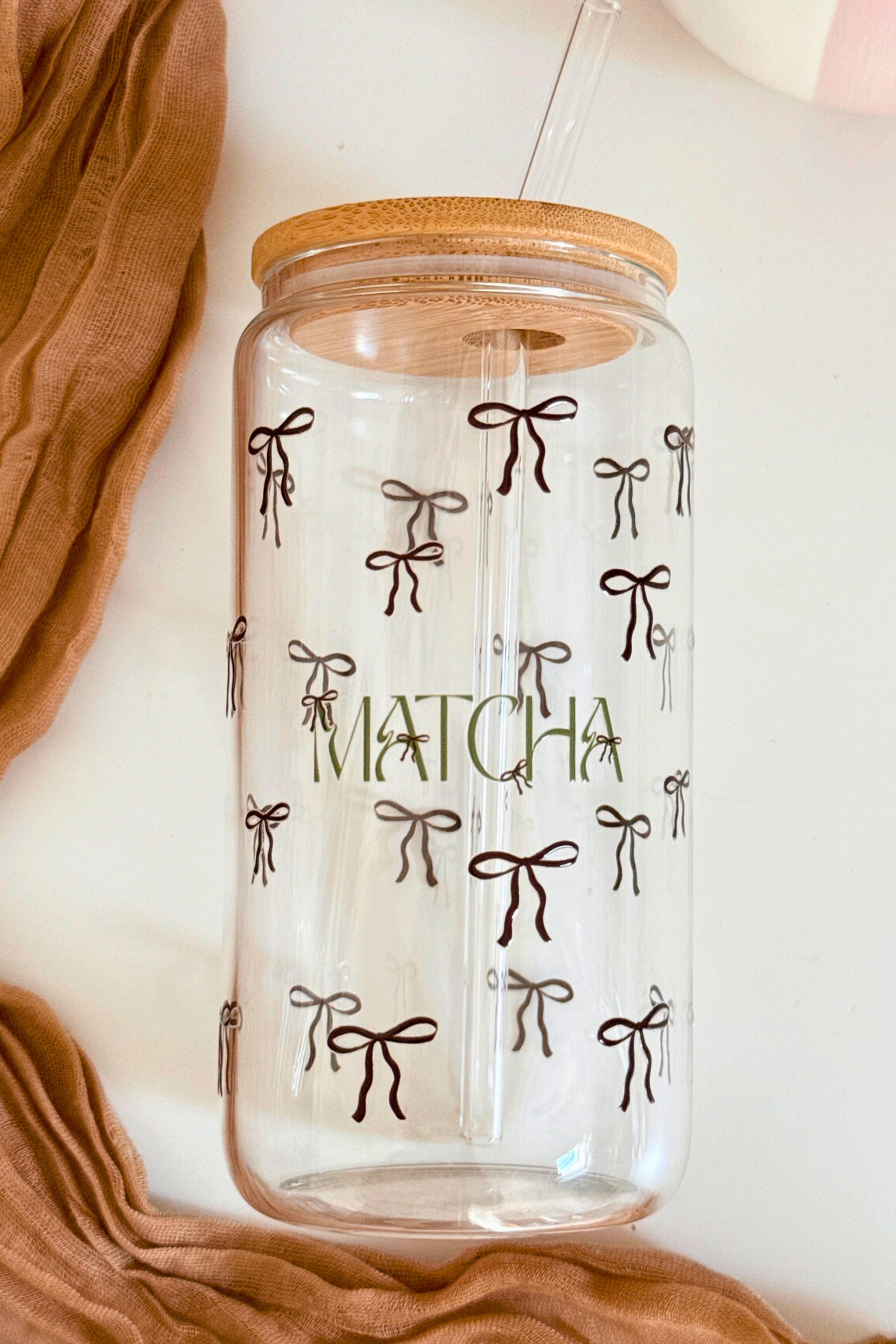 Bow Matcha Jar