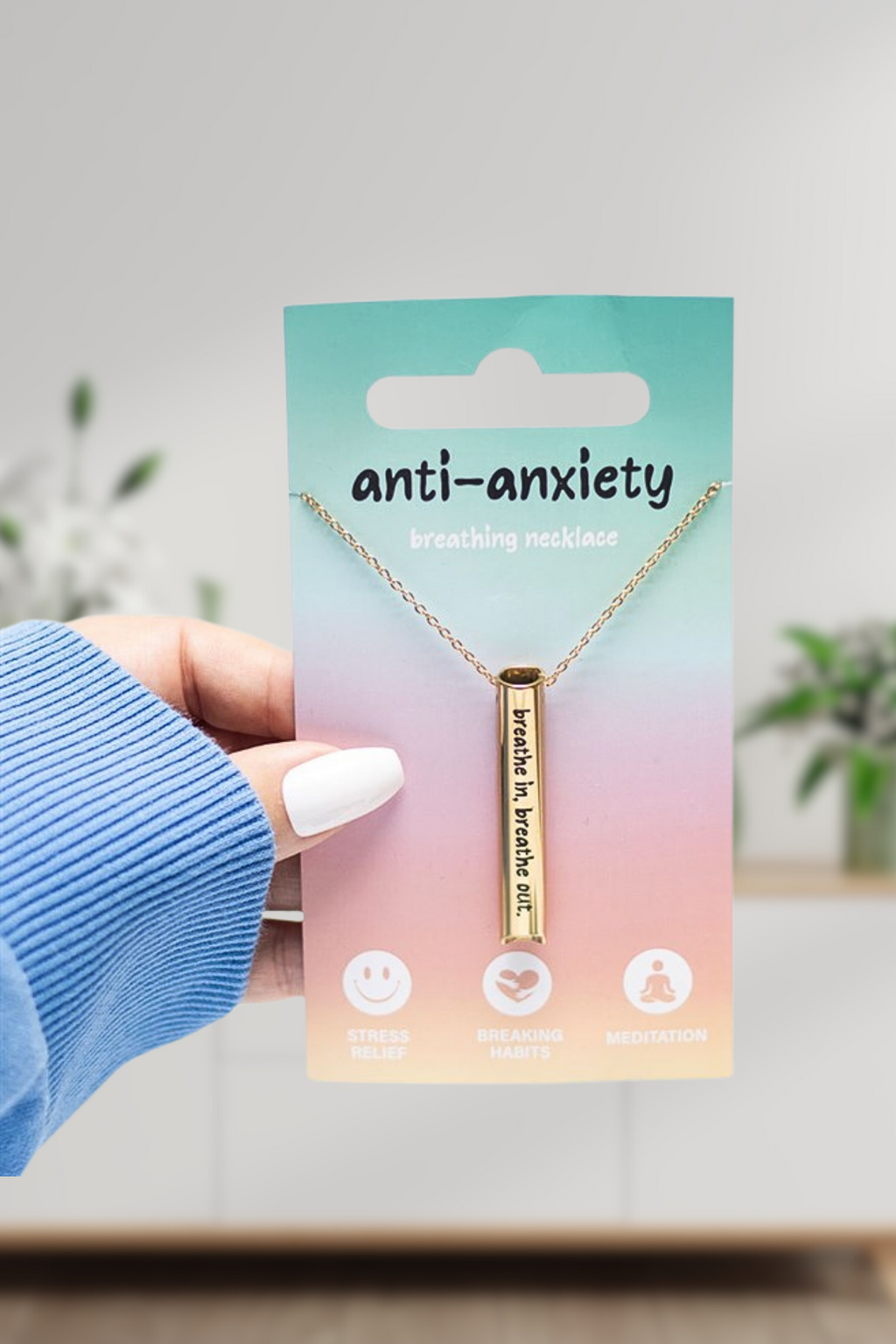 Collana Anti-Ansia - Respira, sei qui