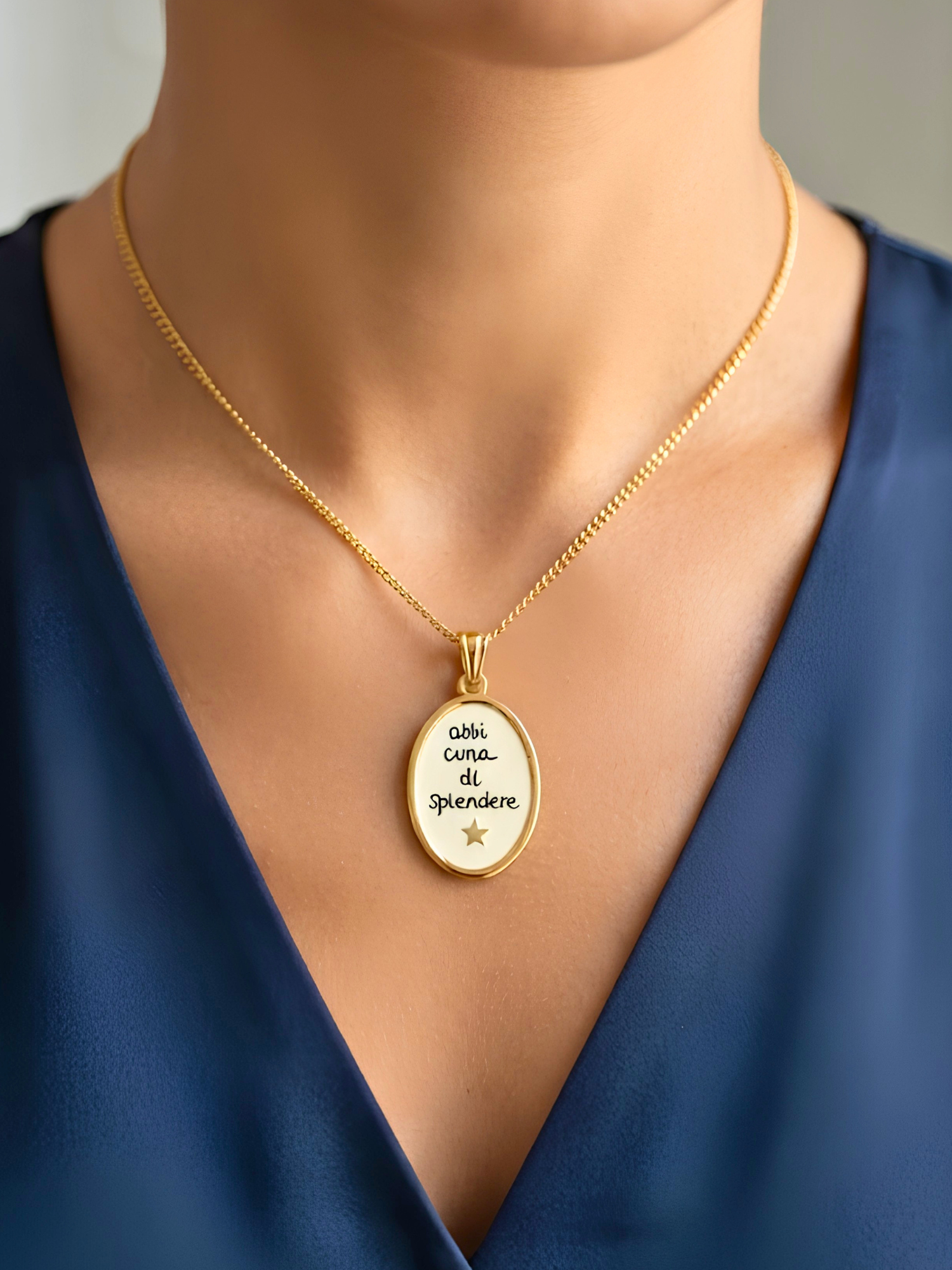 Charm "Abbi cura di splendere"