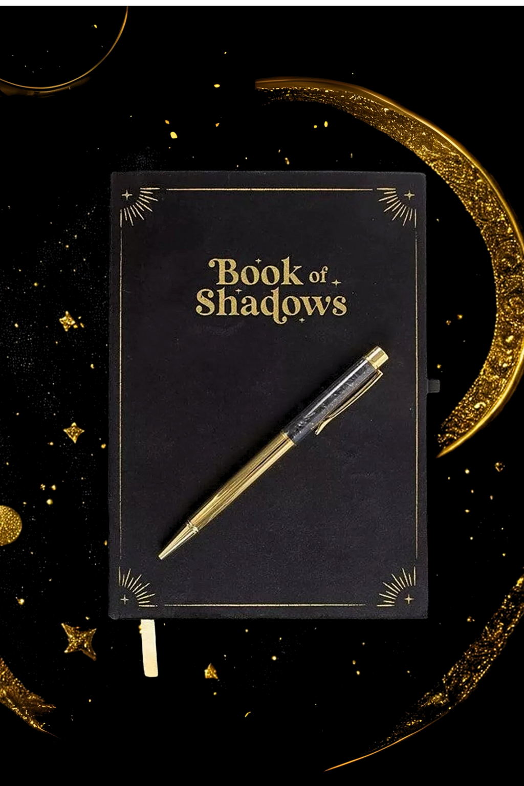 Libro delle Ombre + Penna Ossidiana Nera