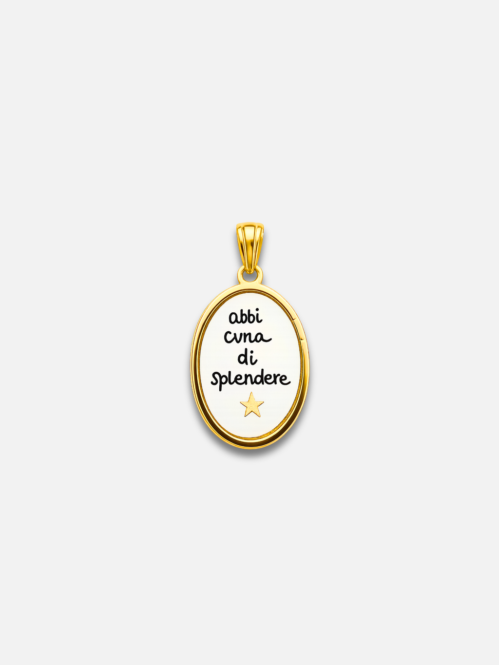 Charm "Abbi cura di splendere"