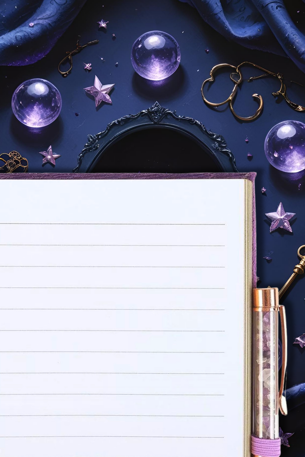 Libro Magico Incantesimi + Penna Ametista