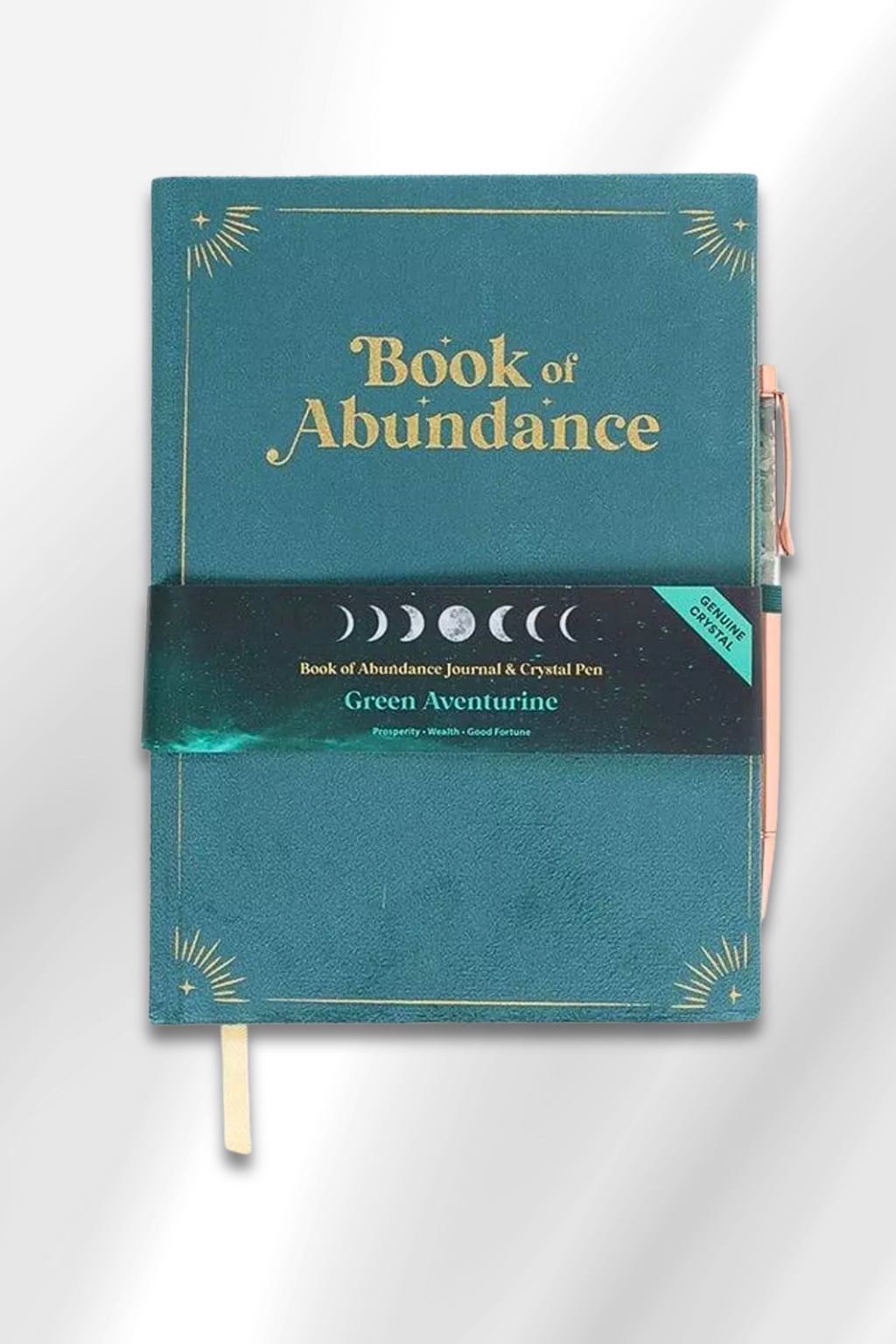 Libro dell’Abbondanza + Penna Avventurina Verde