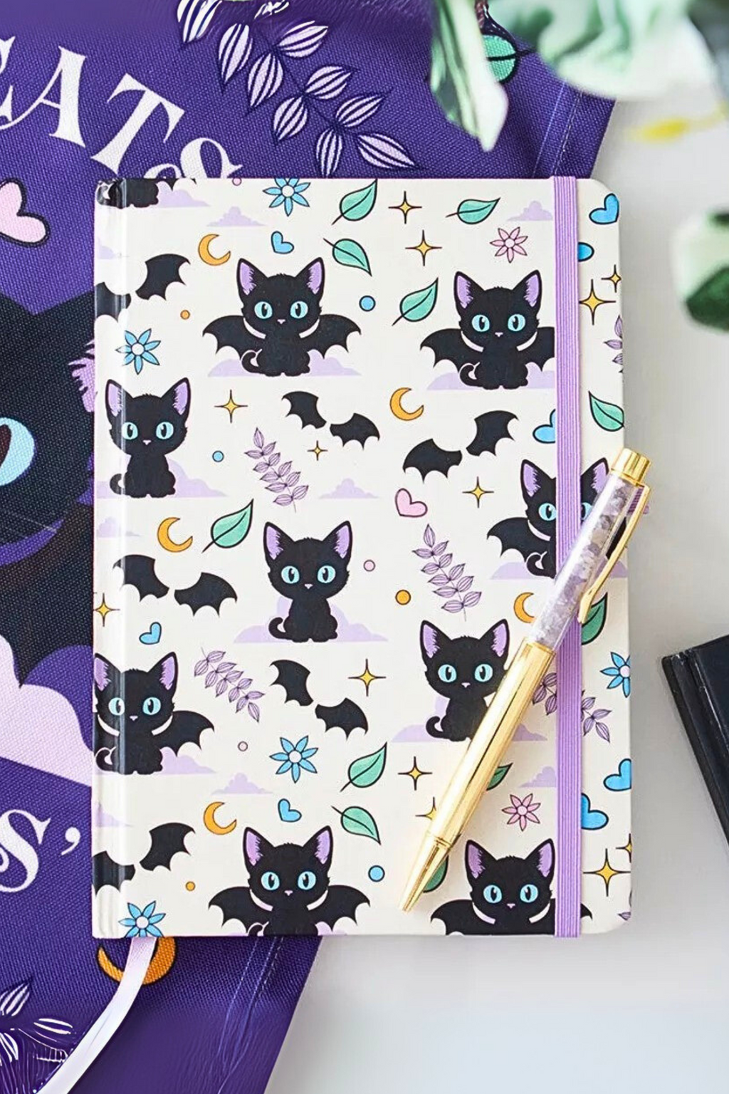 Notebook "Cute & Creepy" + Penna Ametista