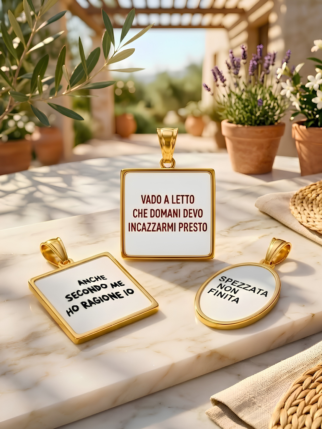 Charm " Spezzata ma non finita"