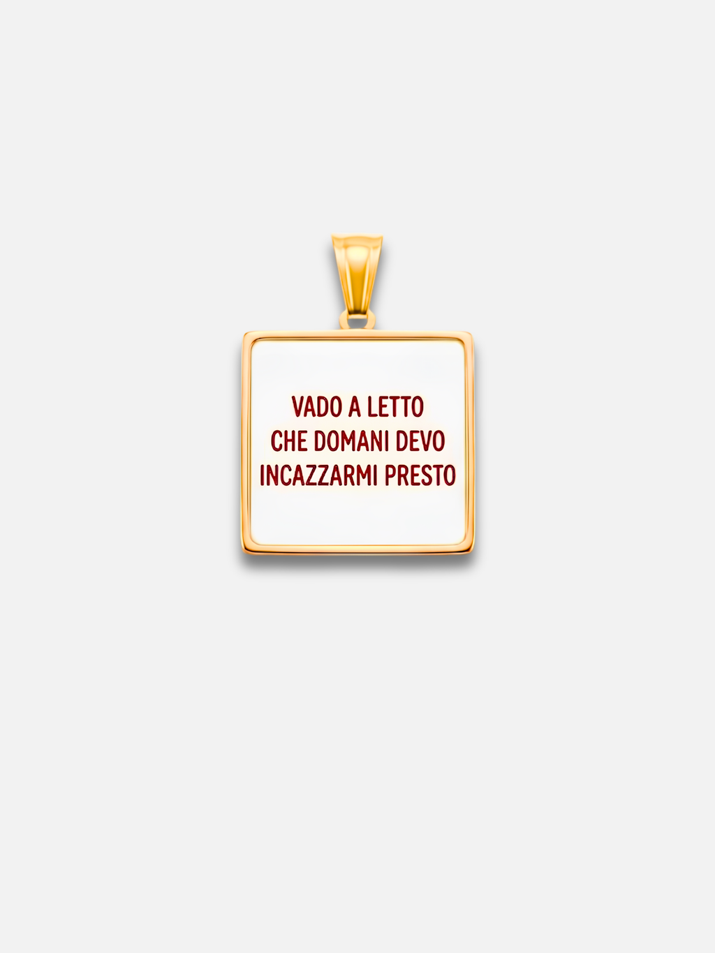 Charm "Vado a letto che domani devo incazzarmi presto"