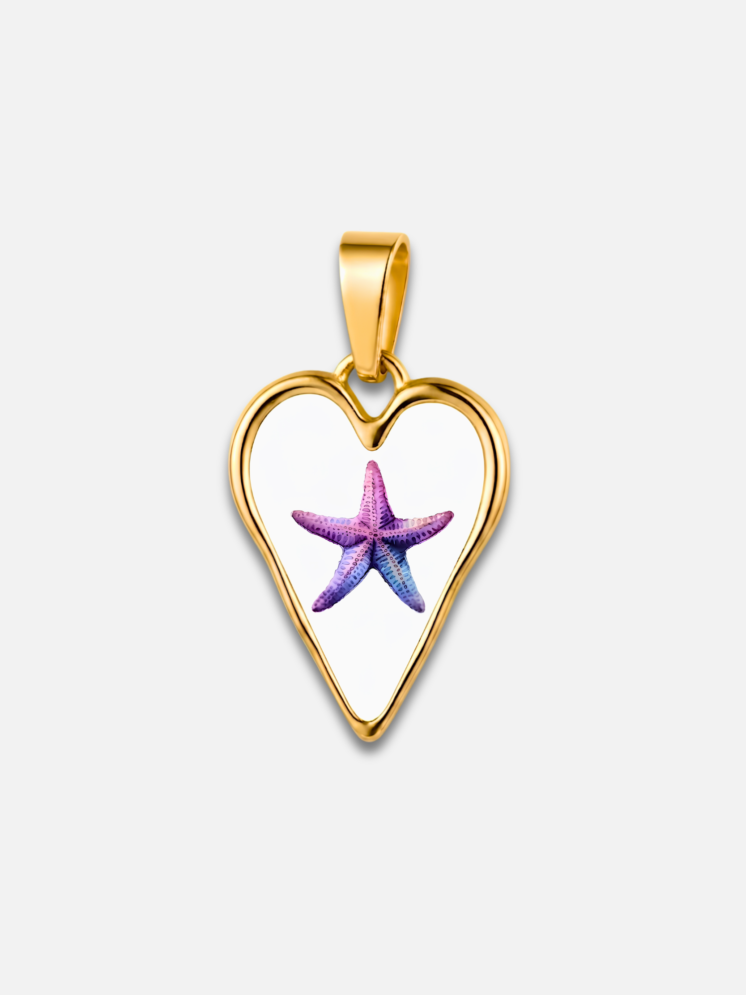 Charm Starfish Heart