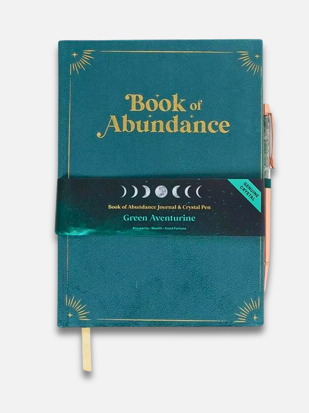Libro dell’Abbondanza + Penna Avventurina Verde