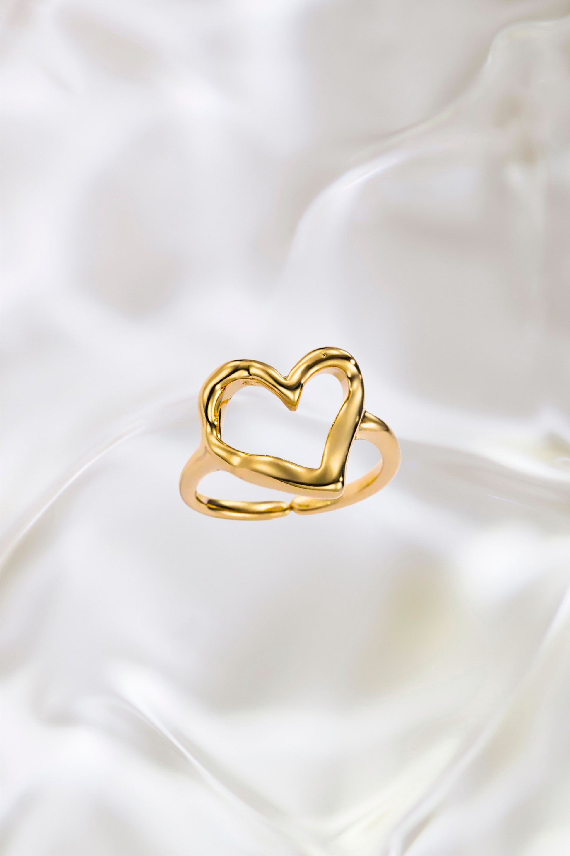 Anello Cuore Celestiale