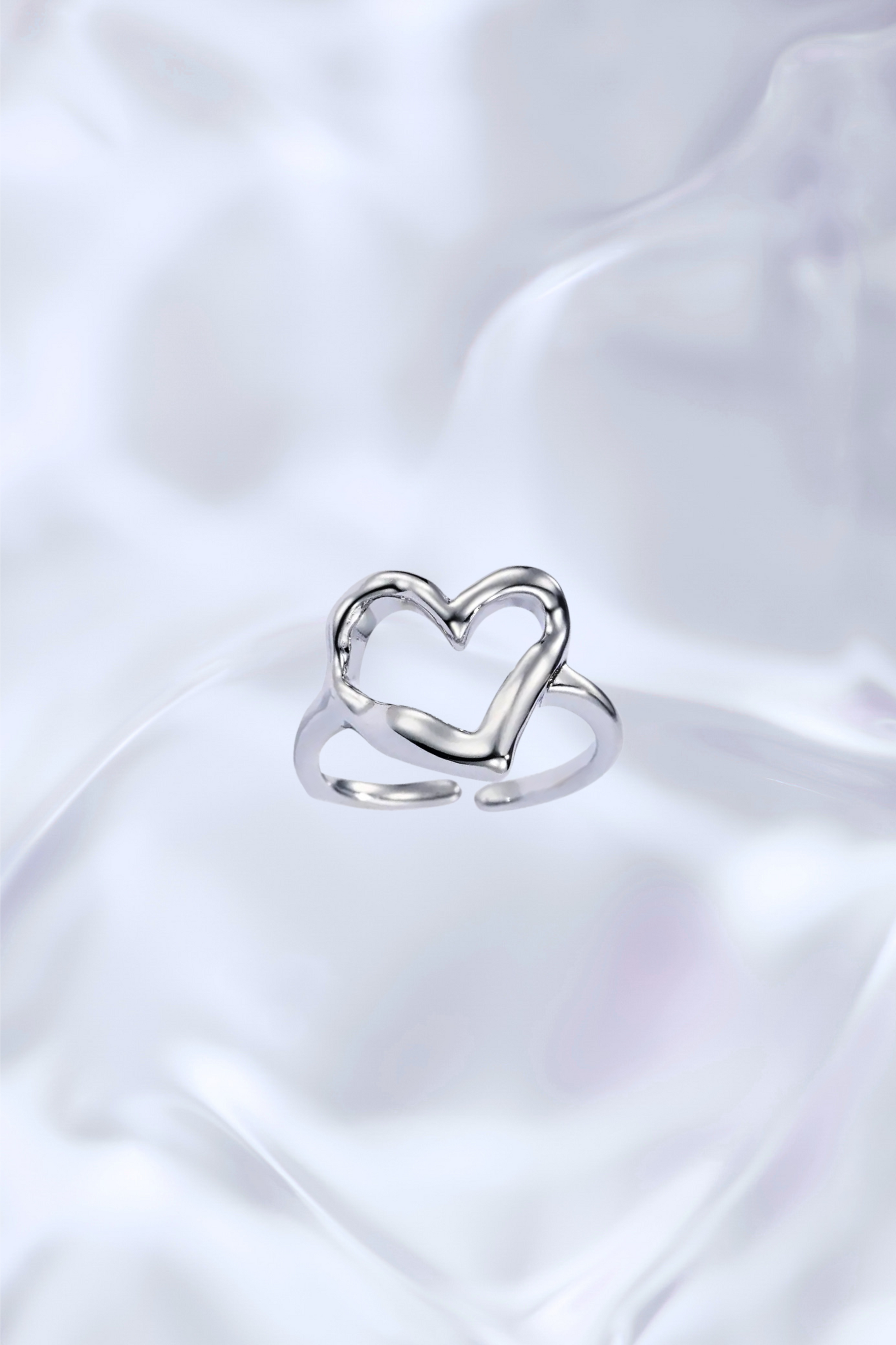 Anello Cuore Celestiale